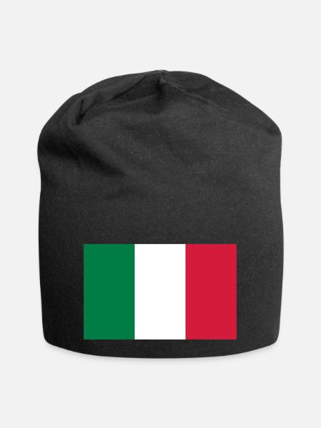 Italie - Bonnet en jersey - noir