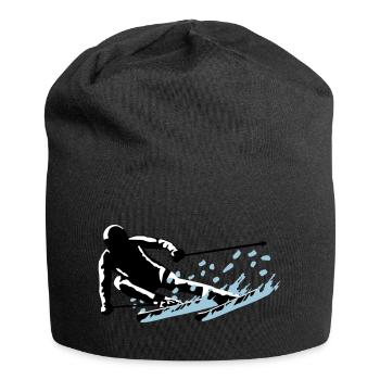 Ski, ski - Bonnet en jersey - noir - Devant