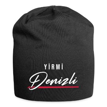 Denizli 20 Türkei Turkiye TR Geschenk Urlaub Türk - Jersey-Beanie - Schwarz - Vorne
