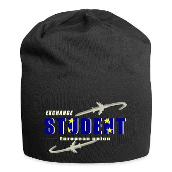 Exchange Student European Union - Jersey Beanie - black - Front