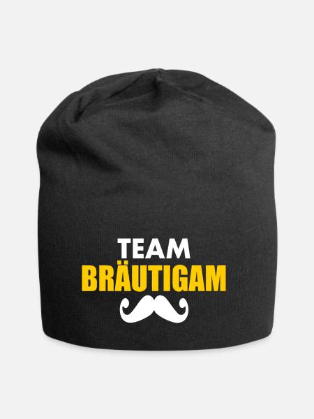 Team bräutigam - Jersey-Beanie - Schwarz