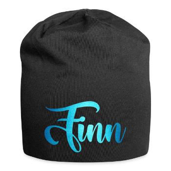 Finn - Jersey-Beanie - Schwarz - Vorne