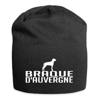 BRAQUE D AUVERGNE Hunderasse Jagdhunde Wilsigns - Jersey-Beanie - Schwarz - Vorne