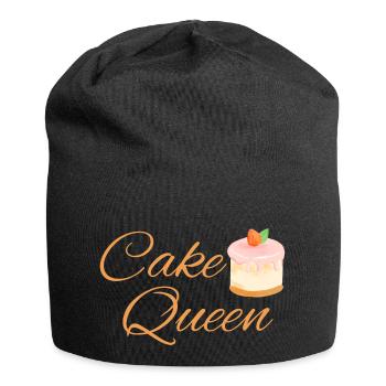 Cake Queen - Jersey-Beanie - Schwarz - Vorne