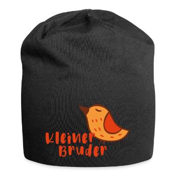 Kleiner Bruder - Jersey-Beanie - Schwarz - Vorne