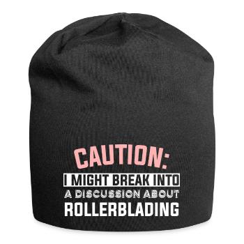 ATTENTION: JE POURRAIS ENTRER DANS UNE DISCUSSION SUR RO - Bonnet en jersey - noir - Devant