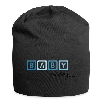 Baby loading…Aufdruck - Jersey-Beanie - Schwarz - Vorne
