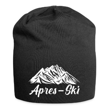 Ski fahren Ski Motiv für Schi Fahrer Schifahrer - Jersey-Beanie - Schwarz - Vorne