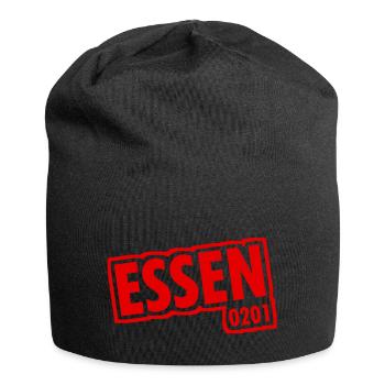 Essen - 0201 - Indicatif régional - Slogan - Bonnet en jersey - noir - Devant