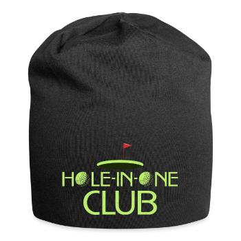 Hole-In-One Club Golfer Golf - Jersey-Beanie - Schwarz - Vorne