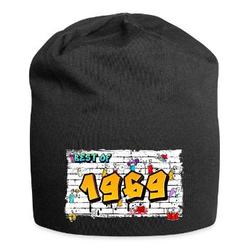 Retro vibes 1969 Graffiti – 56 ans d’audace - Bonnet en jersey - noir - Devant