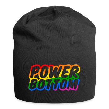 Power Bottom Shirt - Jersey-Beanie - Schwarz - Vorne