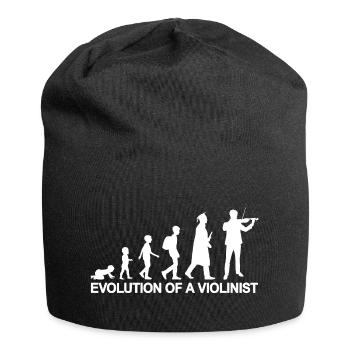 Entwicklung eines Violinist - Jersey-Beanie - Schwarz - Vorne
