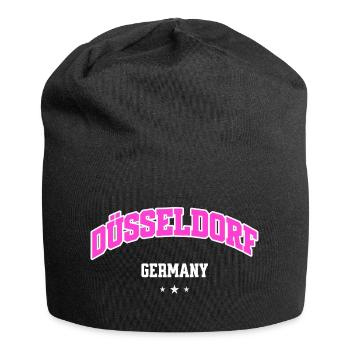 Düsseldorf City Flair Pink Arc - Jersey-Beanie - Schwarz - Vorne