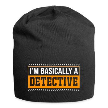 Détective - Bonnet en jersey - noir - Devant