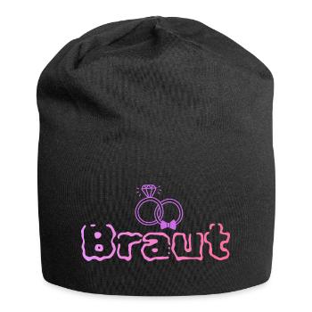 Mariée - Bonnet en jersey - noir - Devant