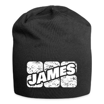 First name James - Jersey Beanie - black - Front