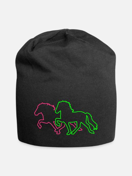 Tölt_Rennpass - Jersey-Beanie - Schwarz