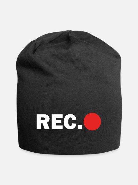 Kameramann Cap - Jersey-Beanie - Schwarz