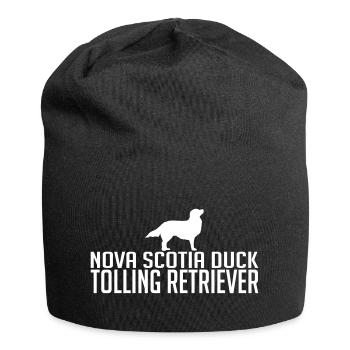 Nouvelle-Écosse bichon frisé race Retriever - Bonnet en jersey - noir - Devant