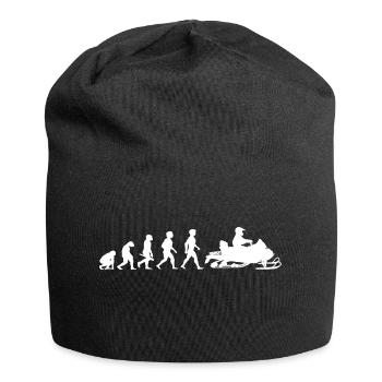 Evolution Schneemobil Motorschlitten Winter - Jersey-Beanie - Schwarz - Vorne