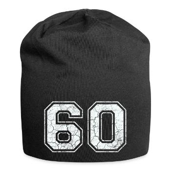 60 dans blanc in Used Look - Bonnet en jersey - noir - Devant