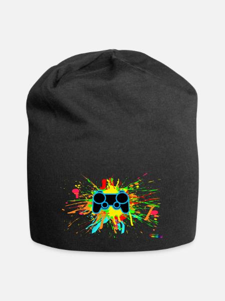 Graffiti contrôleur éclaboussure - Bonnet en jersey - noir