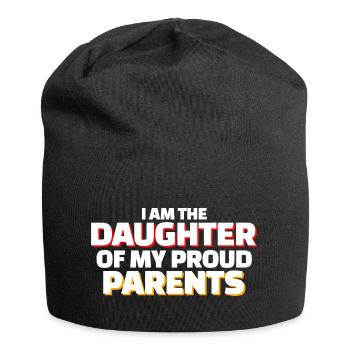 Family Daughter Parents - Jersey Beanie - black - Front