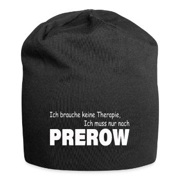Therapie PREROW - Jersey-Beanie - Schwarz - Vorne