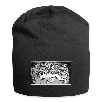 A griffin in grey - Jersey Beanie - black - Front