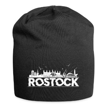 Rostock Silhouette - Jersey Beanie - black - Front