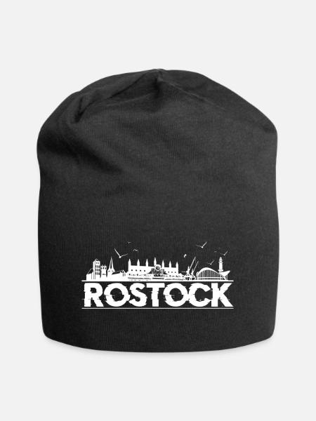 Rostock Silhouette - Jersey-Beanie - Schwarz