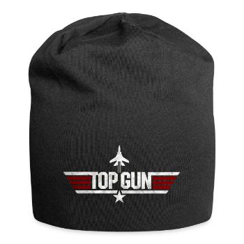 Top Gun Jet Logo - Jersey-Beanie - Schwarz - Vorne