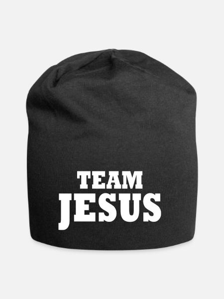 Team jesus - Jersey-Beanie - Schwarz