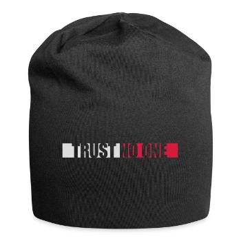 ne faites confiance à personne pour ne citer - Bonnet en jersey - noir - Devant