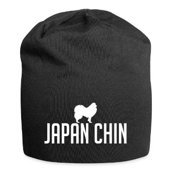 JAPON CHIN Race Chien Chien Chiens Wilsigns - Bonnet en jersey - noir - Devant