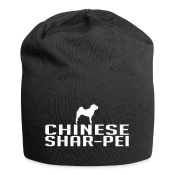 Chiens chinois Shar-Pei Dog Breed Dogs Wilsigns - Bonnet en jersey - noir - Devant
