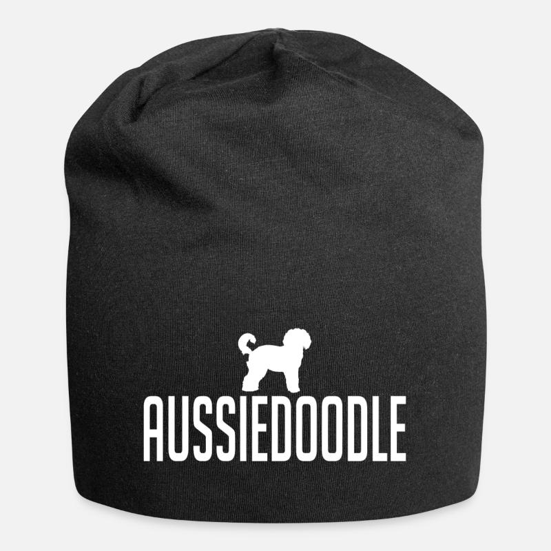 Aussiedoodle Hunderasse Hunde Wilsigns - Jersey-Beanie - Schwarz