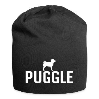 Puggle Dog breed Dogs Wilsigns - Jersey Beanie - black - Front