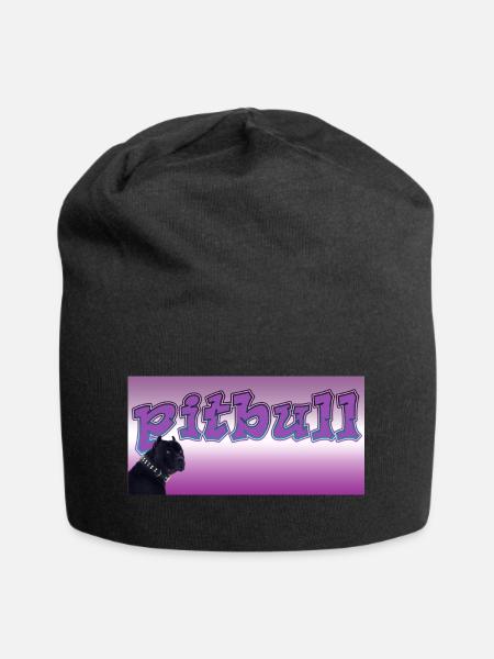 logo - Bonnet en jersey - noir