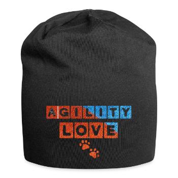 Agility Liebe - Jersey-Beanie - Schwarz - Vorne