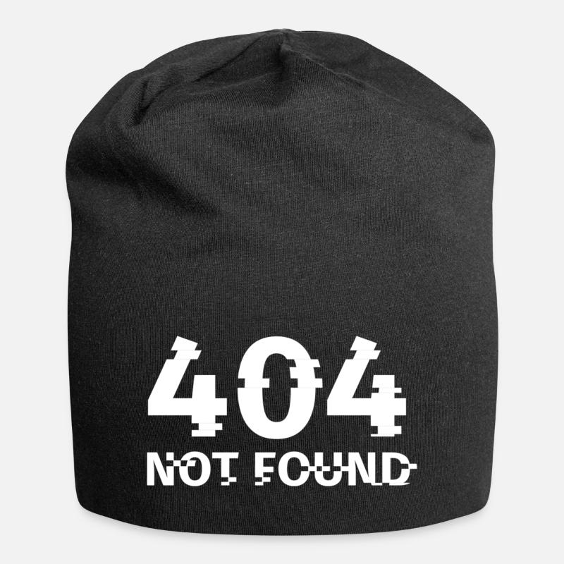 Error 404 - Not Found - Jersey Beanie - black