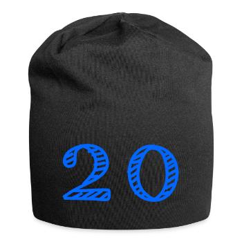 20. 20 YEARS. 20th ANNIVERSARY. 20TH ANNIVERSARY. - Jersey Beanie - black - Front