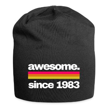 awesome since 1983 - Jersey-Beanie - Schwarz - Vorne