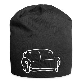 Sofa - Jersey-Beanie - Schwarz - Vorne