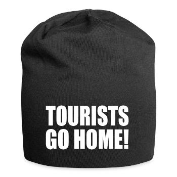 tourists go home - Bonnet en jersey - noir - Devant