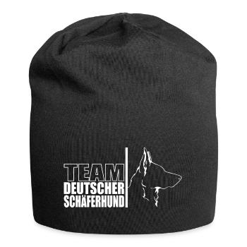 TEAM Deutscher Schäferhund Hunde Wilsigns - Jersey-Beanie - Schwarz - Vorne