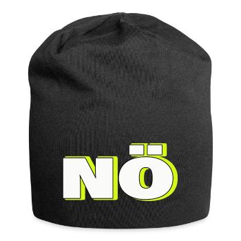 NON - Bonnet en jersey - noir - Devant