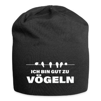 VÖGEL - Jersey-Beanie - Schwarz - Vorne