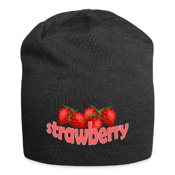 Fraise - Bonnet en jersey - charbon - Devant